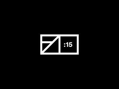 Fore Fifteen black and white branding identity logo