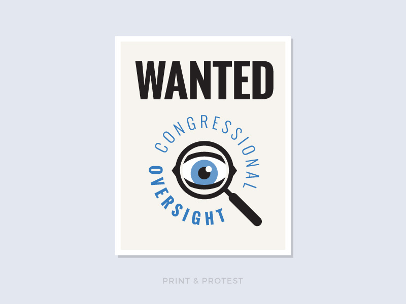 Print & Protest No. 26 sign resist protest print poster politics