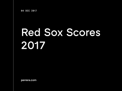 Red Sox Scores 2017