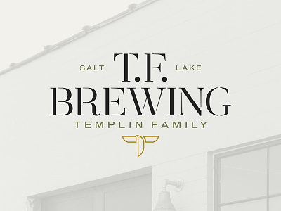 TF Brewing art direction branding craft beer logo typography