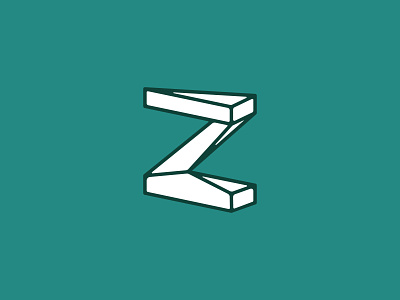 Z Mark branding lettering logo saas design vector