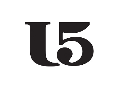 Union Five, The Beginning branding logo typography union 5