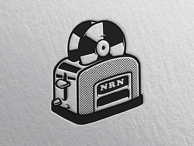vynil digital vector badge badge logo branding design hand drawn icon illustraion logo logodesign retro vintage