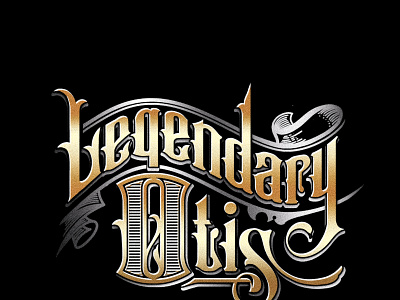 legendary vintage font in vector file