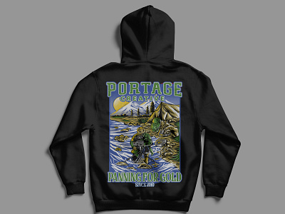 hoodie mockup panning illustration artwork graphic design hoodie merch merchandise mock up popart