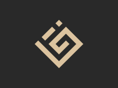 Letter i & g Logo app branding design elegant gold graphic design letter g letter i logo logotype modern typography ui vector
