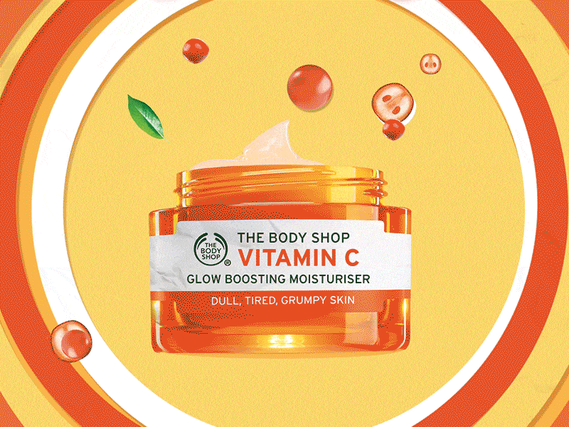 The Body Shop - Vitamin C Animation animation body shop vitamins