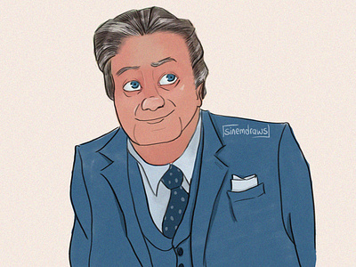 Man In A Suit character design digital painting illustration portrait portrait study