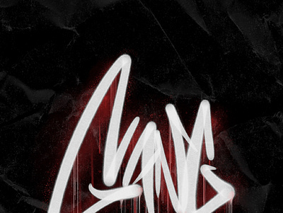 GANG illustration typography