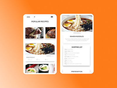 Recipe App UI Design!