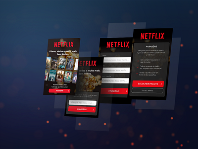 Netflix - Sign-up - #100DayUI