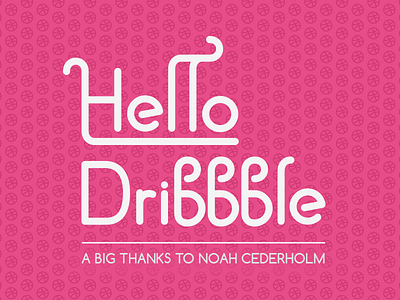 Hello Dribbble