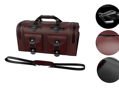 Amazon + garments Product (Leather Duffel Bag)