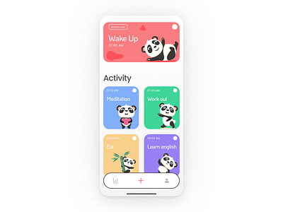 Todo & Tracker Actifity App clean color design designs mobile app todo todo app ui uidesign uiux ux