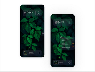 Widget Concept Concept app clean ui dailyui design mobile mobile app design mobile ui ui uiux uiuxdesign