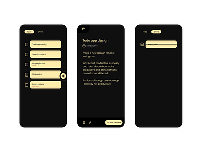 Todo app make in productive clean dailyui minimalis monocrom productive todo todoapp uiux