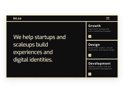 Digital Agency Landing Page Concept