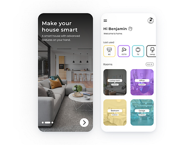 Smart Home App Design Concept