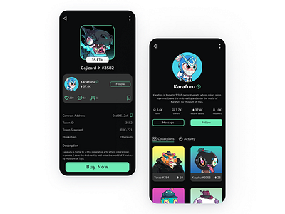 NFT Mobile App Concept