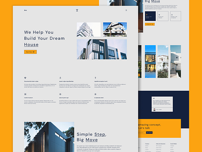 Minimalist Architecture Landing Page