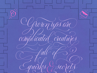 Roald Dahl Illustration Quote book design calligraphy calligraphy and lettering artist calligraphy artist editorial illustration hand lettering hand lettering art handlettering illustration lettering publishing quote design