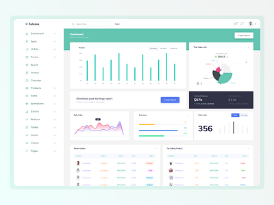 Sales Admin Dashboard admin admin design admin panel admin template dashboard dashboardpack html dashboard live site premium dashboard uiux