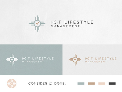 ICT Lifestyle Management Brand Identity