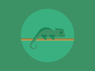 Chameleon illustration