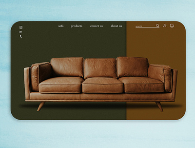 furniture store ui/ux design frontend furniture store sofa ui ux webdesign website