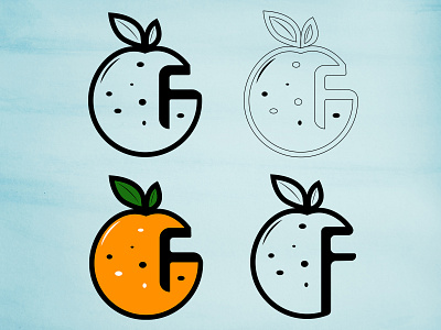 cheap fruit logo concept design flat illustrator logo logodesign minimal