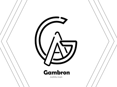 Gambron logo logo logo design minimalist