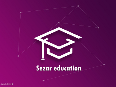 Sezar logo education learning logo logo design