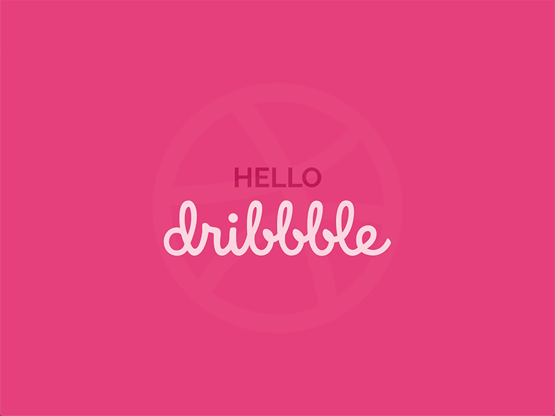 Dribbble Debut Shoot annimation begin beginning debut design dribbble dribbble debut shoot first game hello illustration new play shoot