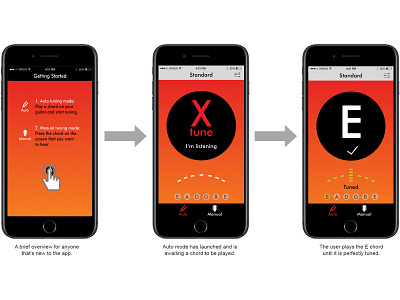 Xtune Mobile App ui ux vector