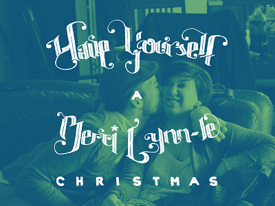 Merri Lynn-le Christmas christmas handwritten lettering sans script snowflake