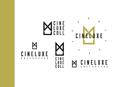 Cineluxe Collective Branding branding drone house lockups logo realty video wordmark