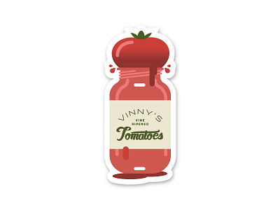 Vinny's Tomatoes mule playoff sticker tomato vinny