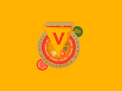 Vinny's Pizza Playoff cheese crust pizza playoff sticker stickermule tomato vinny