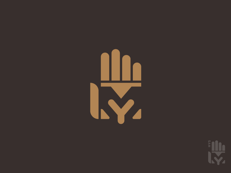 My5 campaign church hand icons logo minimal