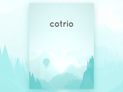 Cotrio - game launch interactions animation game interaction ios landscape mictointeractions puzzle unity