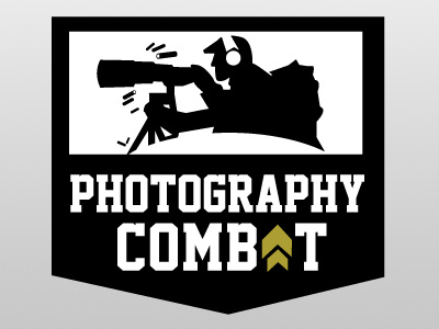 Photography Combat badge design identity logo photograph photographer photography