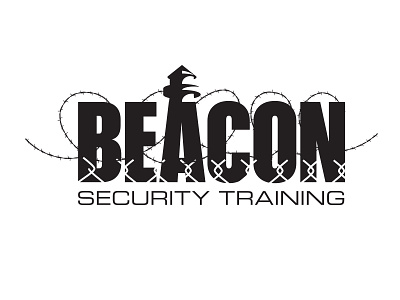 Beacon Security Training logo mark design identity logo security