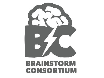 Brainstorm Consortium branding logo logo design