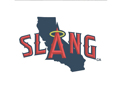 Cali Slang cali california logo jack logo remix sang typoe typography