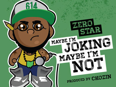 Zero Star album art album artwork columbus hip hop illustration vector