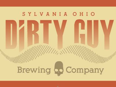 Dirty Guy Brewing Co. beer branding homebrew vector