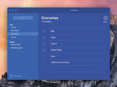 To-Do List Concept app concept list mac purple