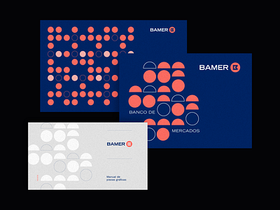 Bamer Applications argentina bank brand branding circles coins design geometric iso logo logotype modernism symbol trademark vector