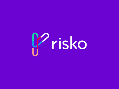 risko® app argentina brand branding design digital geometric gestion insurance logo logotype modern logo modernism multicolor riesgo rounded seguros symbol trademark vector