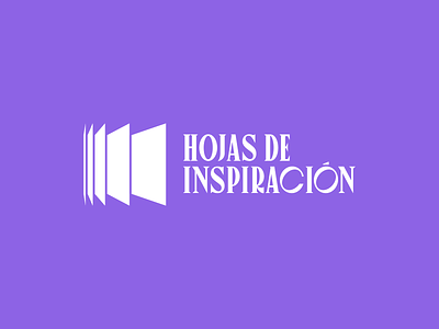Hojas de Inspiración app brand branding design digital logo logotype media pages paper perspective symbol trademark ui ux vector